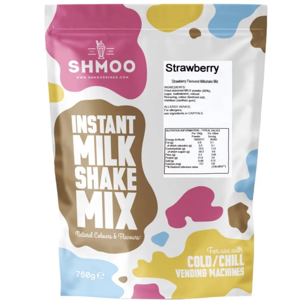 Shmoo Vanilla Flavoured Milkshake Mix (750g) x 10